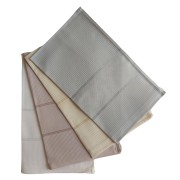 Set of Colored Honeycomb Kitchen Towels with Aida Band - Modern Style